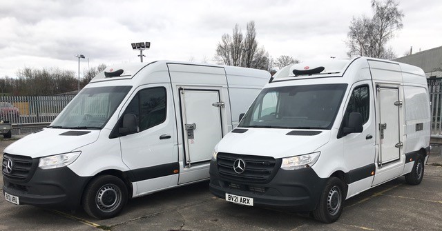 New MWB Mercedes Sprinter fridge